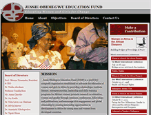 Tablet Screenshot of joefund.org